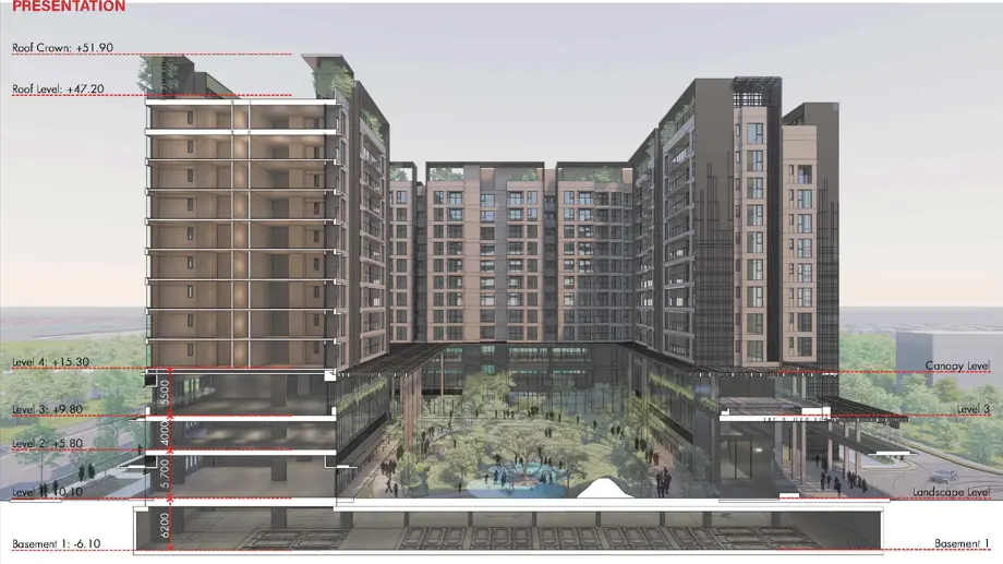 3 tầng thương mại LONG BIÊN CENTRAL