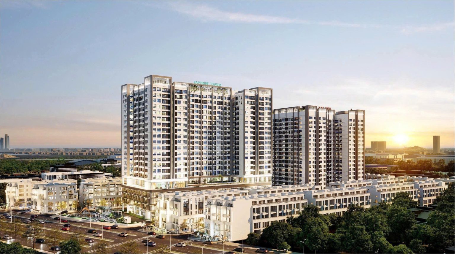 Mặt bằng dự án Atera Central hưng yên