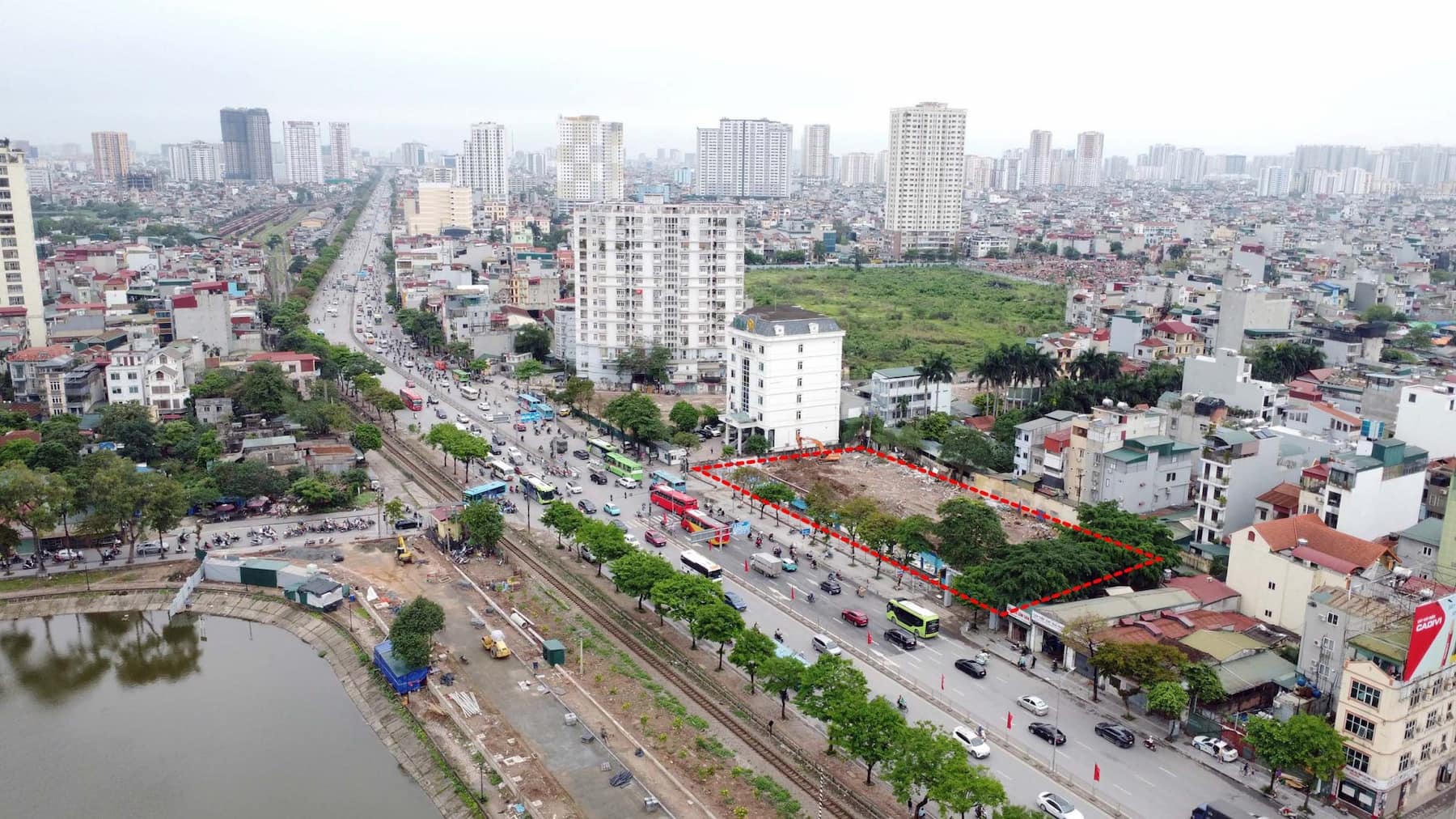 Tiến độ thực tế Taseco Giải Phóng