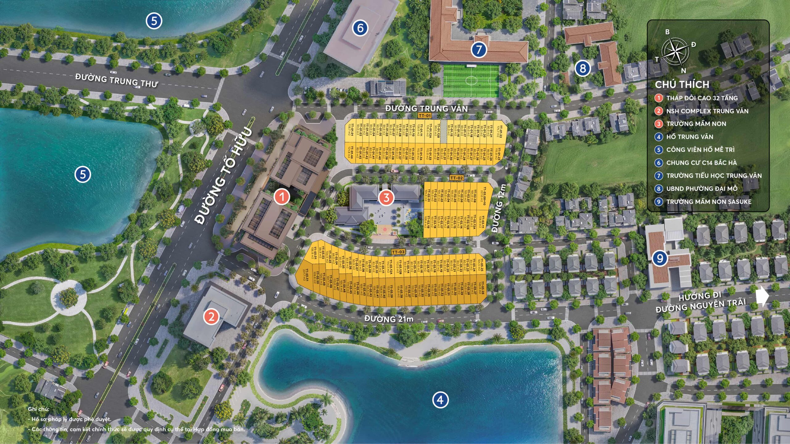 Mặt bằng Dự án Central Lakeside