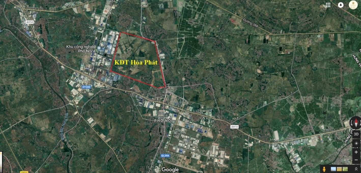 Vị trí Forestia Park Phố Nối
