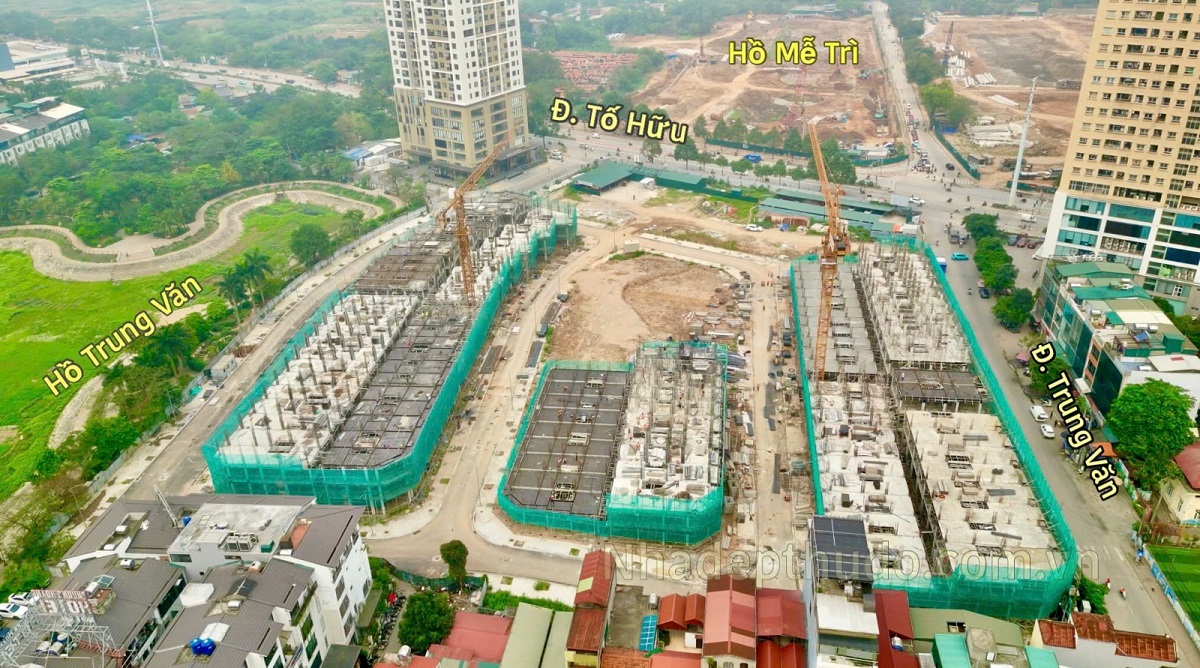 Tiến độ Central Lakeside Trung Văn