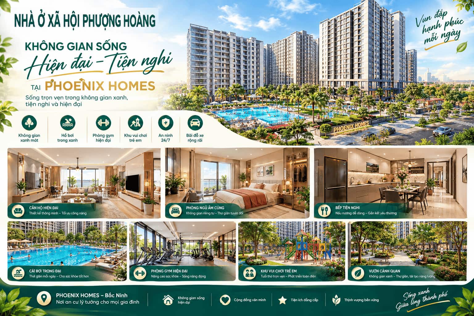 Tiện ích dự án Phoenix Homes