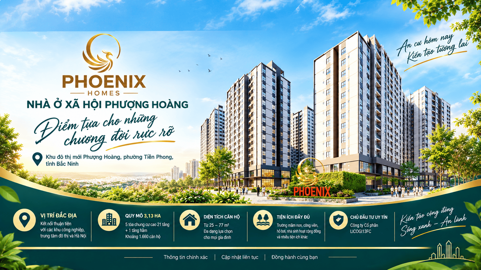 Giá bán Phoenix Homes